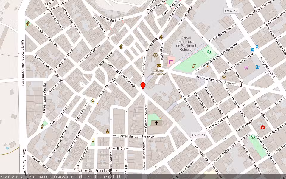 Mapa de Subasta Inmueble (Solar) en Castalla, Alicante/Alacant