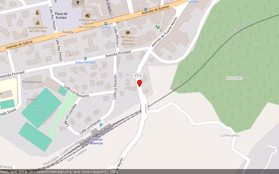 Mapa de Subasta Inmueble (Otros) en Castrillon, Asturias