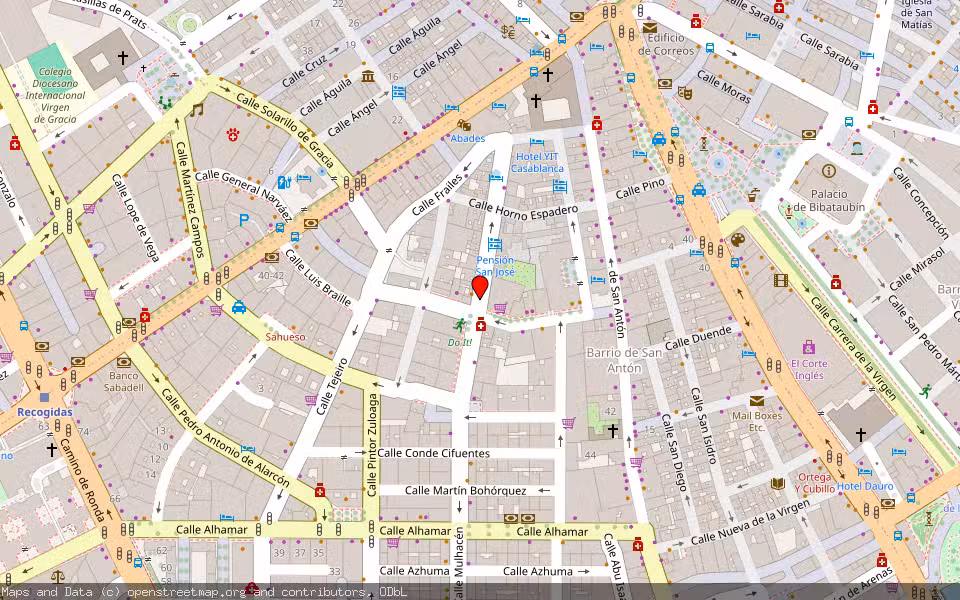 Mapa de Subasta Inmueble (Local comercial) en Granada