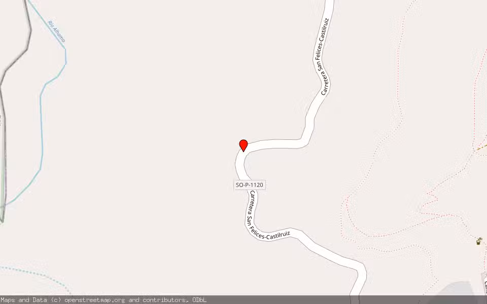 Mapa de Subasta Inmueble (Finca rústica) en San Felices, Soria