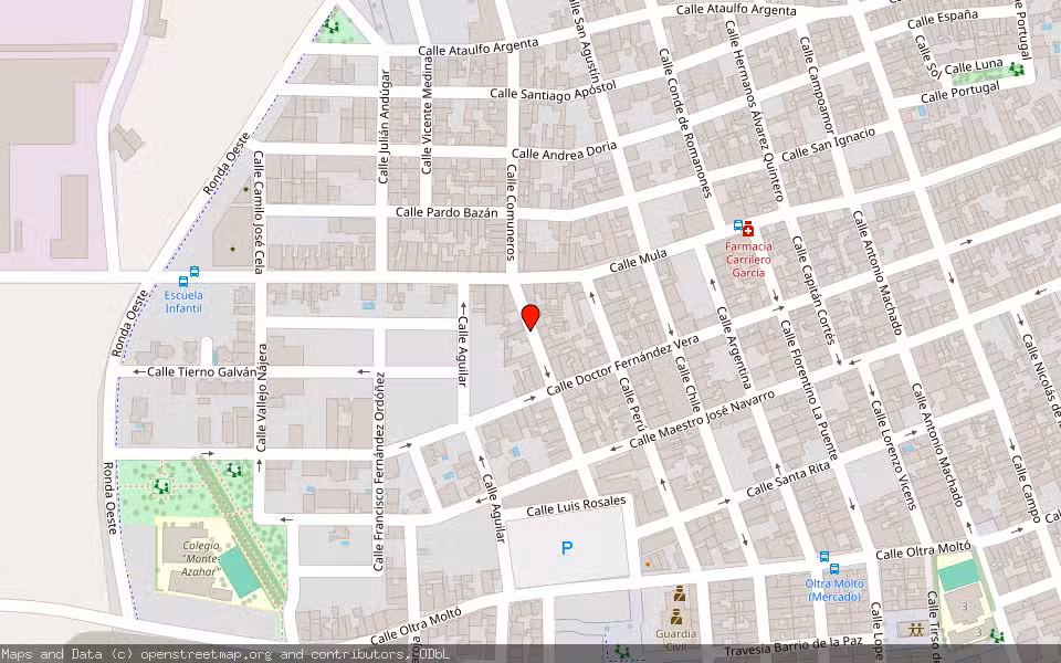 Mapa de Subasta Inmueble (Vivienda) en Las Torres De Cotillas, Murcia