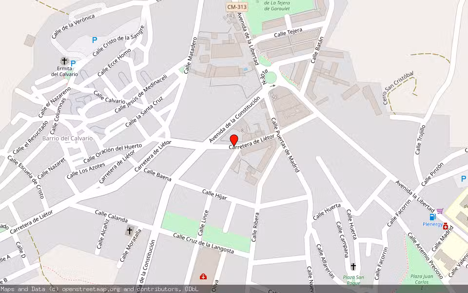 Mapa de Subasta Inmueble (Vivienda) en Hellin, Albacete