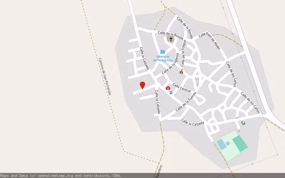 Mapa de Subasta Inmueble (Vivienda) en Robliza De Cojos, Salamanca