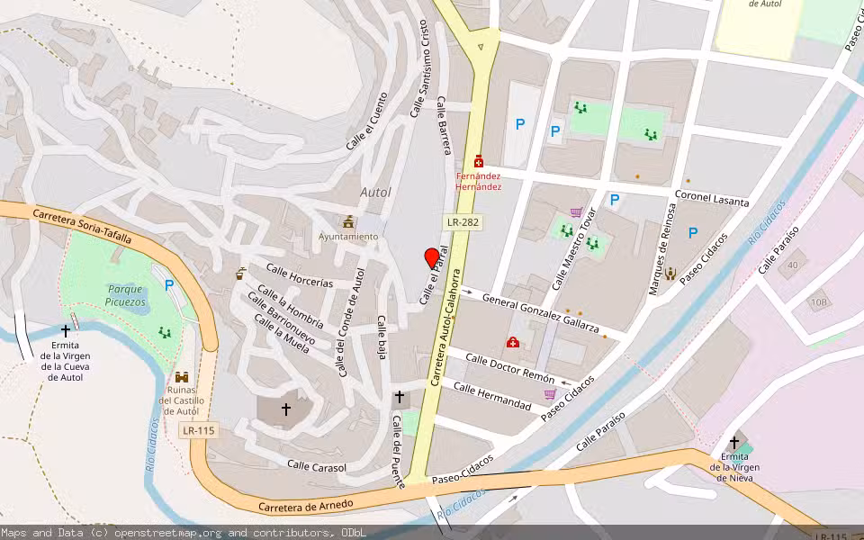 Mapa de Subasta Inmueble (Vivienda) en Autol, La Rioja