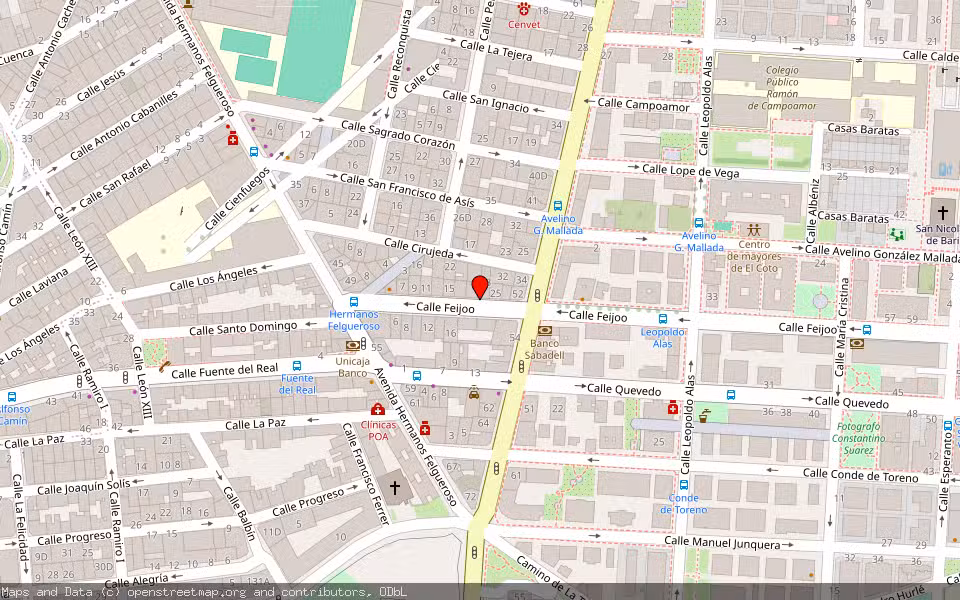 Mapa de Subasta Inmueble (Vivienda) en Gijon, Asturias