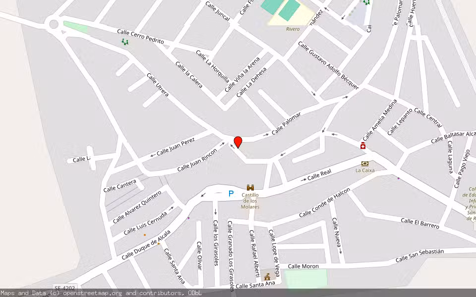 Mapa de Subasta Inmueble (Vivienda) en Utrera, Sevilla