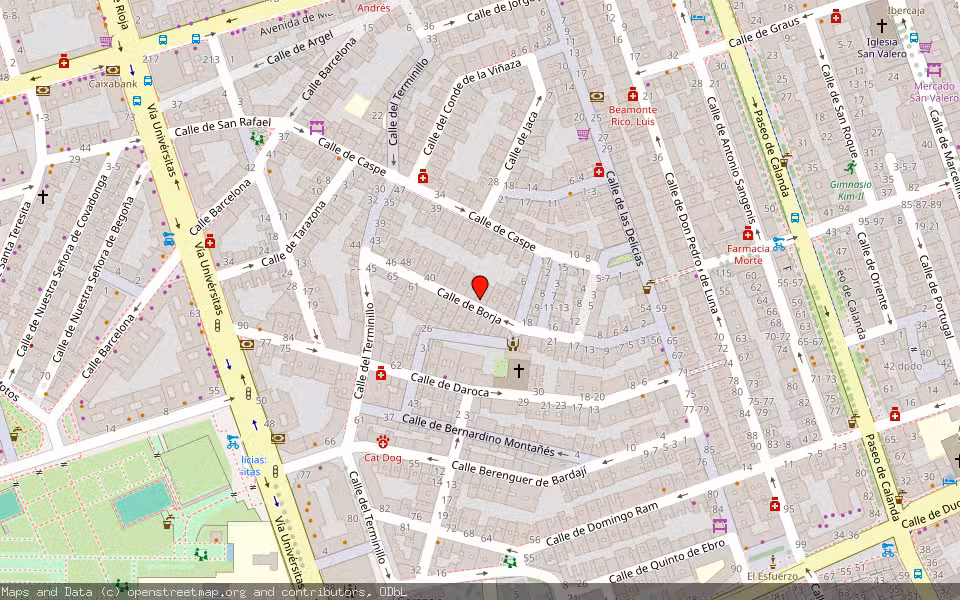 Mapa de Subasta Inmueble (Vivienda) en Zaragoza
