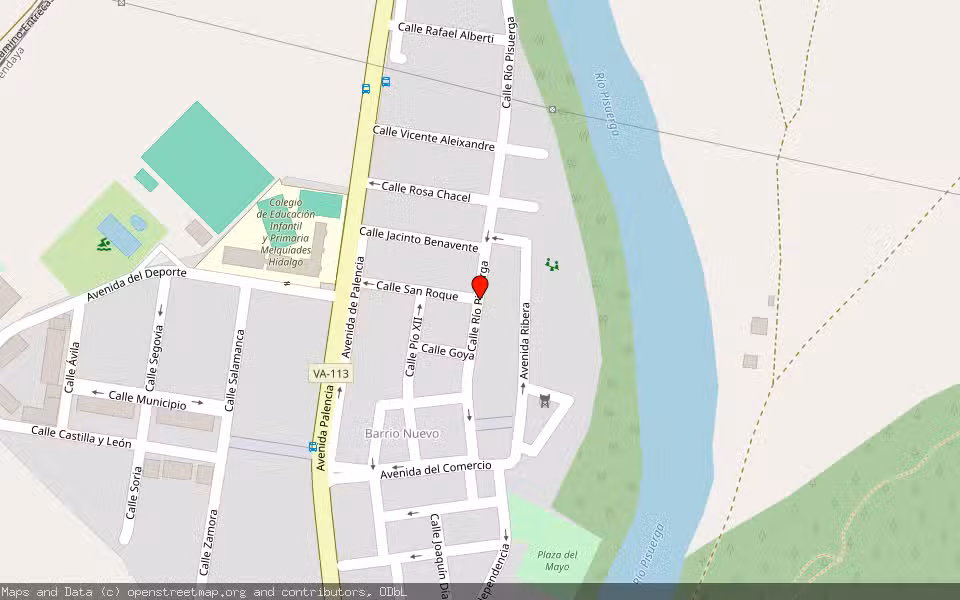 Mapa de Subasta Inmueble (Solar) en Cabezon De Pisuerga, Valladolid