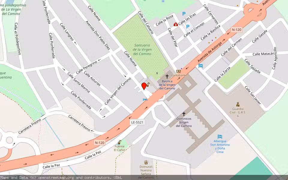 Mapa de Subasta Inmueble (Vivienda) en La Virgen Del Camino, León