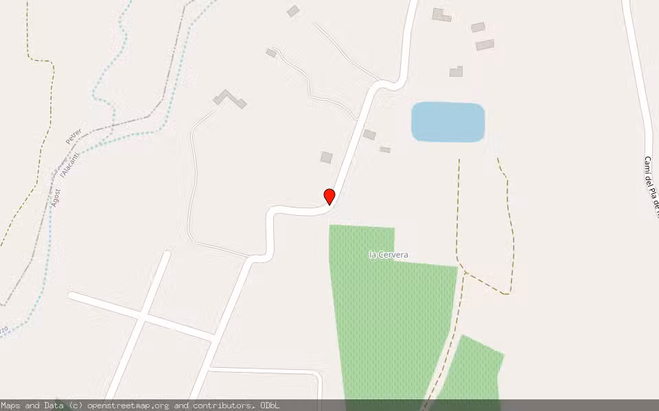 Mapa de Subasta Inmueble (Finca rústica) en Castalla, Alicante/Alacant