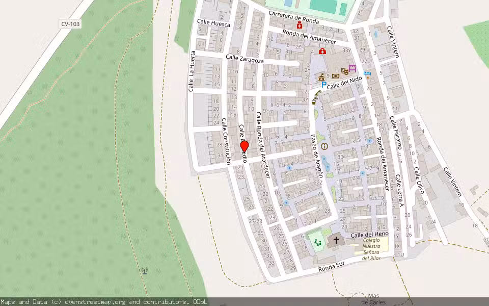 Mapa de Subasta Inmueble (Finca rústica) en Fayon, Zaragoza