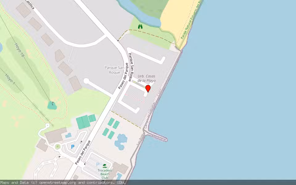 Mapa de Subasta Inmueble (Vivienda) en San Roque, Cádiz