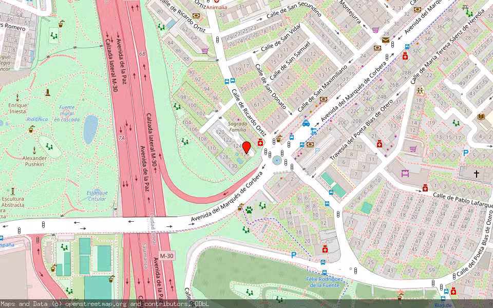 Mapa de Subasta Inmueble (Vivienda) en Madrid