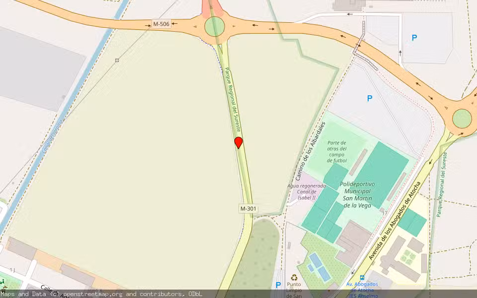 Mapa de Subasta Inmueble (Vivienda) en San Martín De La Vega, Madrid