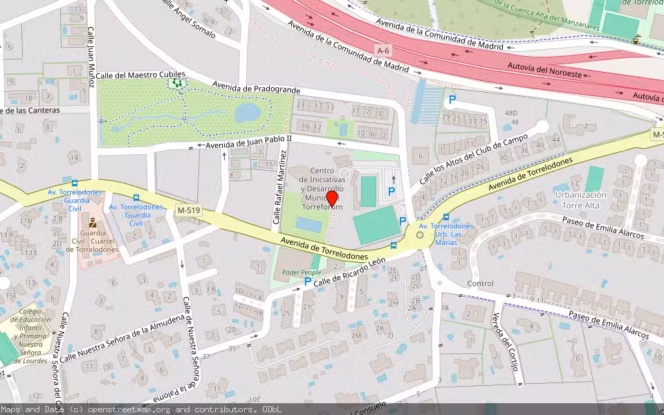 Mapa de Subasta Inmueble (Vivienda) en Torrelodones, Madrid