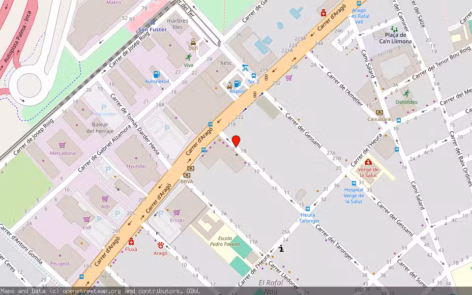 Mapa de Subasta Inmueble (Vivienda) en Palma, Illes Balears