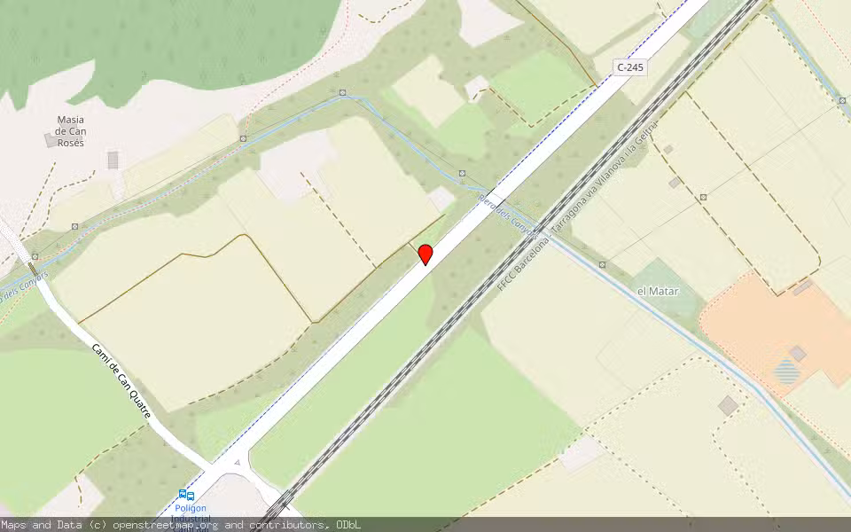 Mapa de Subasta Inmueble (Garaje) en Viladecans, Barcelona