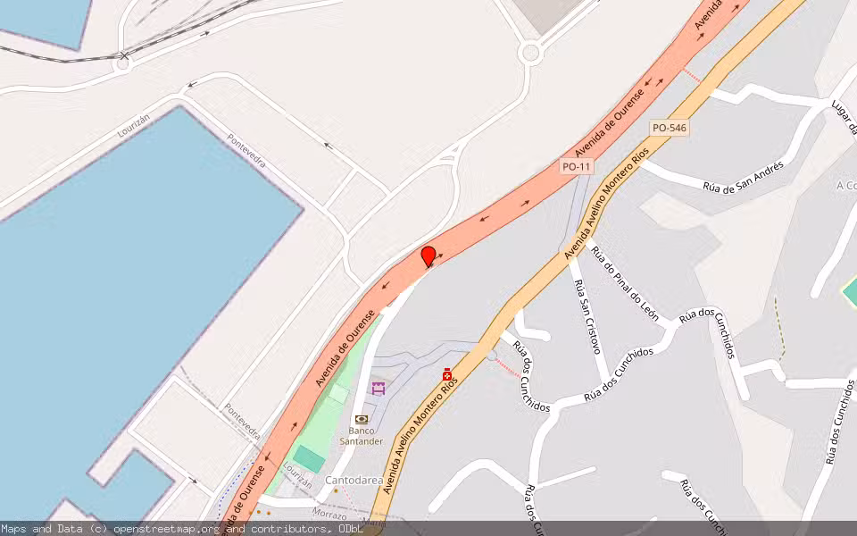 Mapa de Subasta Inmueble (Vivienda) en Pontevedra