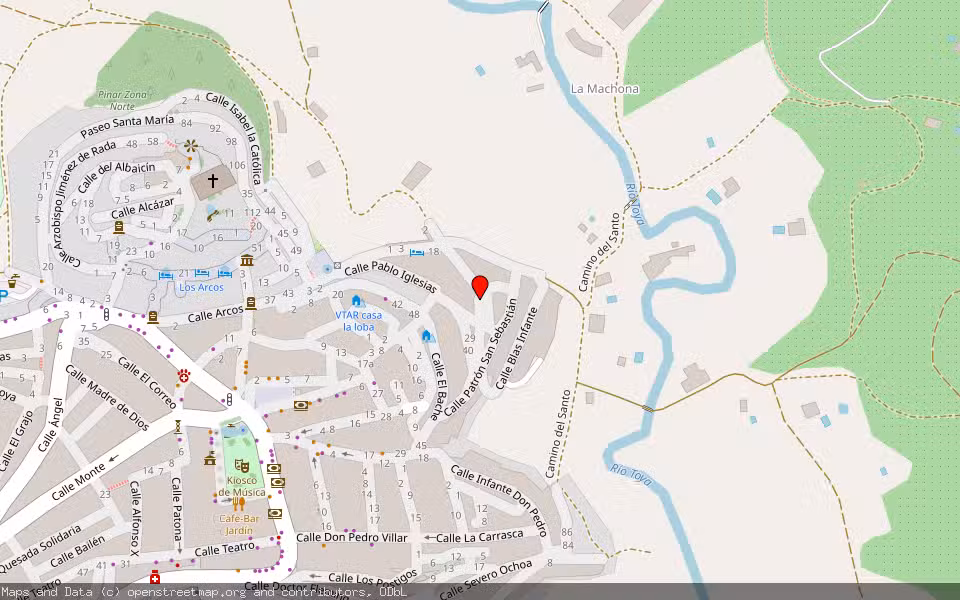 Mapa de Subasta Inmueble (Vivienda) en Quesada, Jaén