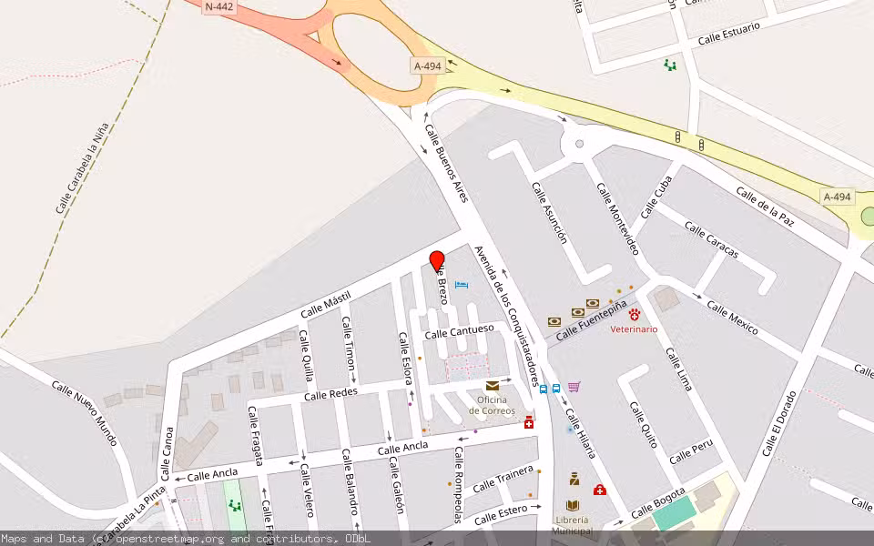 Mapa de Subasta Inmueble (Local comercial) en Moguer, Huelva