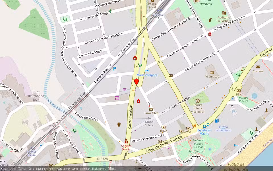 Mapa de Subasta Inmueble (Finca rústica) en Orxeta, Alicante/Alacant