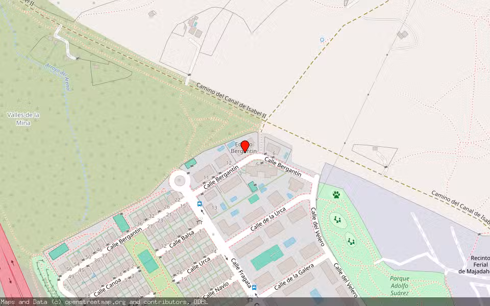 Mapa de Subasta Inmueble (Garaje) en Majadahonda, Madrid