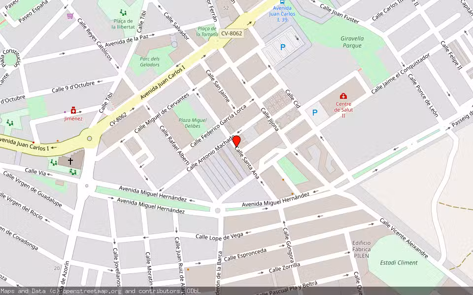 Mapa de Subasta Inmueble (Local comercial) en Ibi, Alicante/Alacant