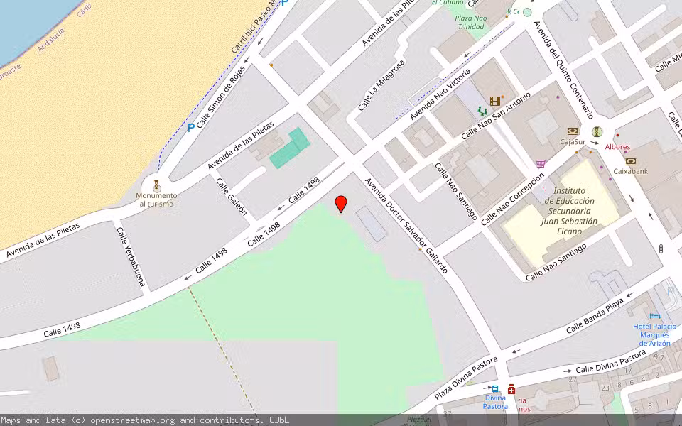 Mapa de Subasta Inmueble (Solar) en Sanlucar De Barrameda, Cádiz