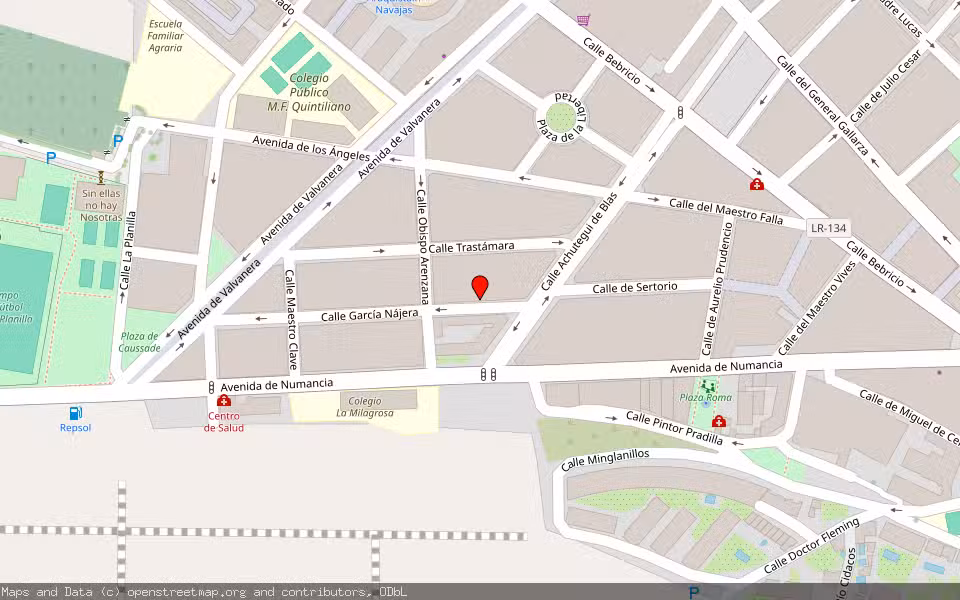 Mapa de Subasta Inmueble (Vivienda) en Calahorra, La Rioja
