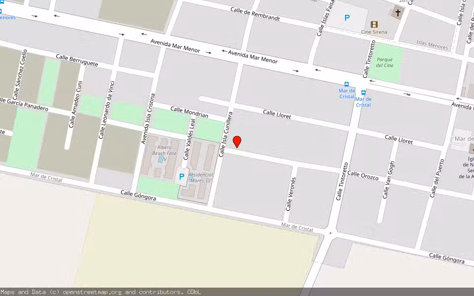 Mapa de Subasta Inmueble (Vivienda) en Cartagena, Murcia