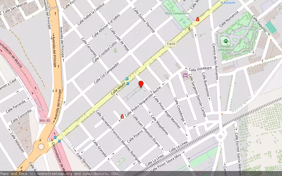 Mapa de Subasta Inmueble (Vivienda) en Alcantarilla, Murcia