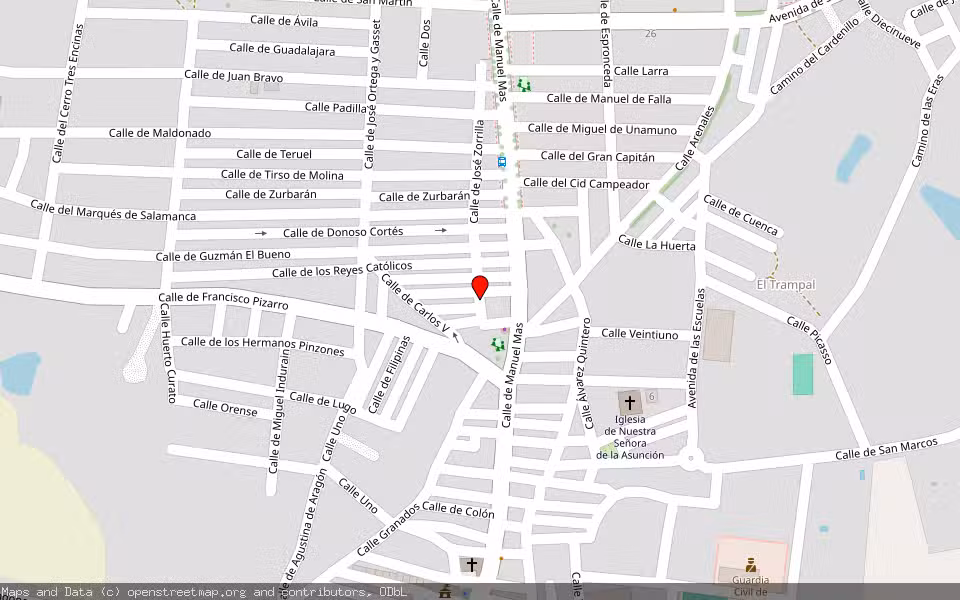 Mapa de Subasta Inmueble (Vivienda) en Talayuela, Cáceres