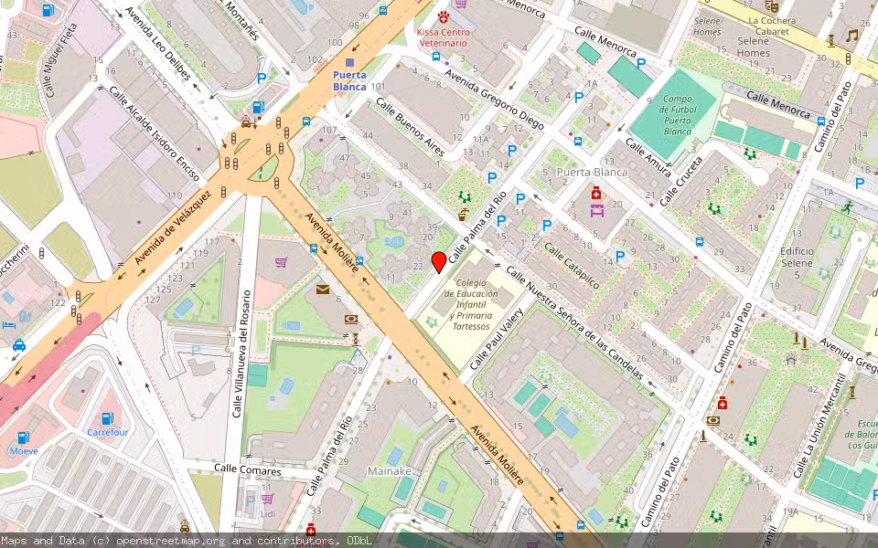 Mapa de Subasta Inmueble (Local comercial) en Málaga