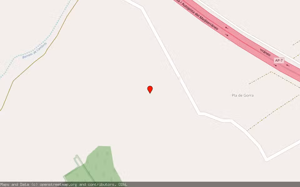 Mapa de Subasta Inmueble (Finca rústica) en Llaurí, Valencia/València