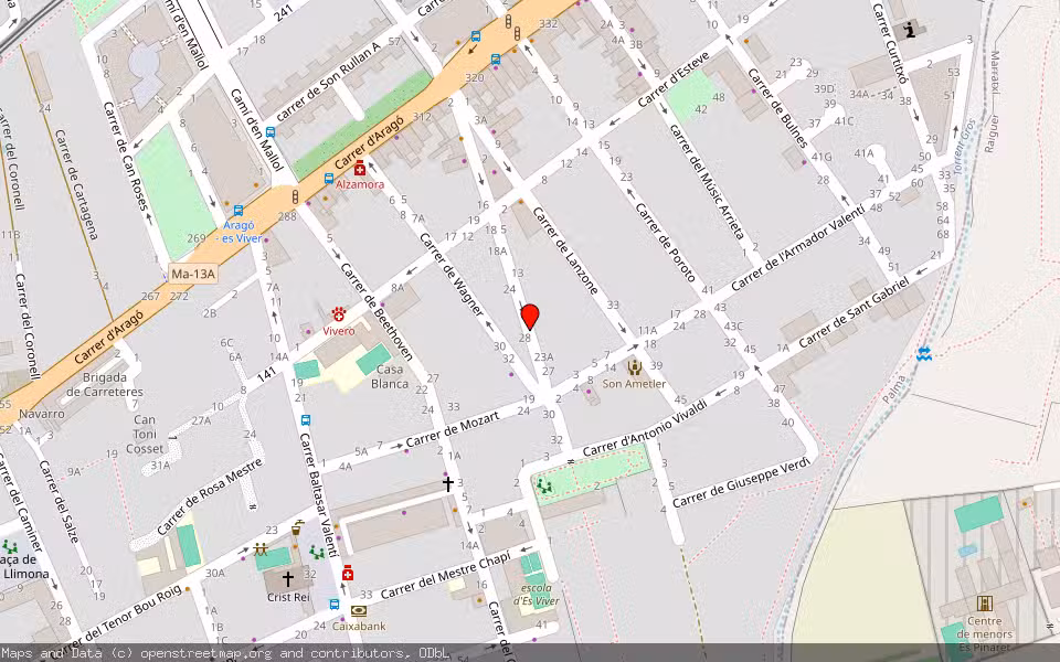Mapa de Subasta Inmueble (Vivienda) en Palma, Illes Balears