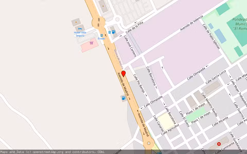 Mapa de Subasta Inmueble (Vivienda) en Molina De Segura, Murcia