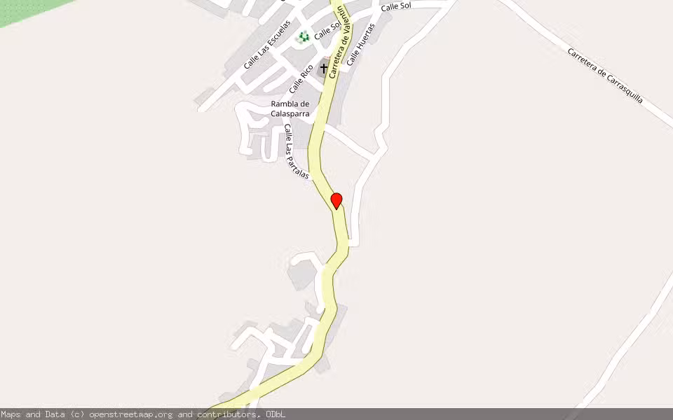Mapa de Subasta Inmueble (Finca rústica) en Cehegin, Murcia