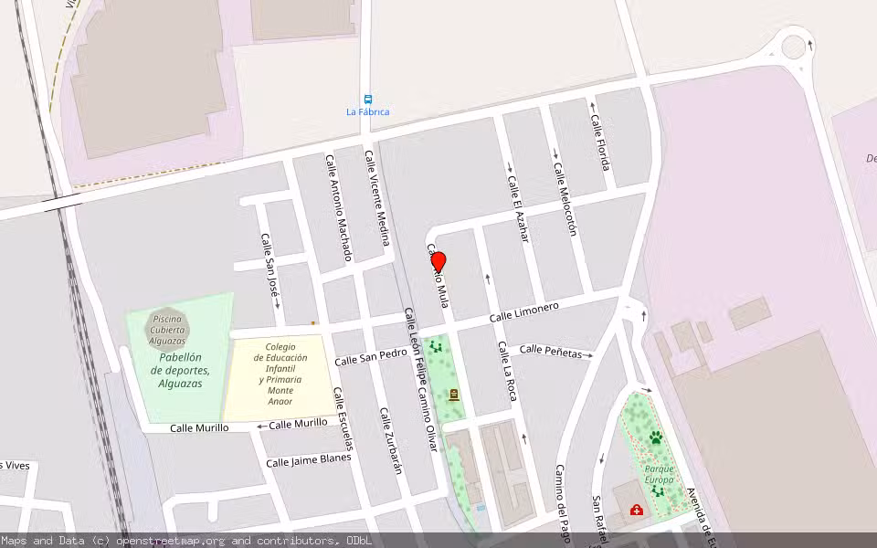 Mapa de Subasta Inmueble (Vivienda) en Alguazas, Murcia