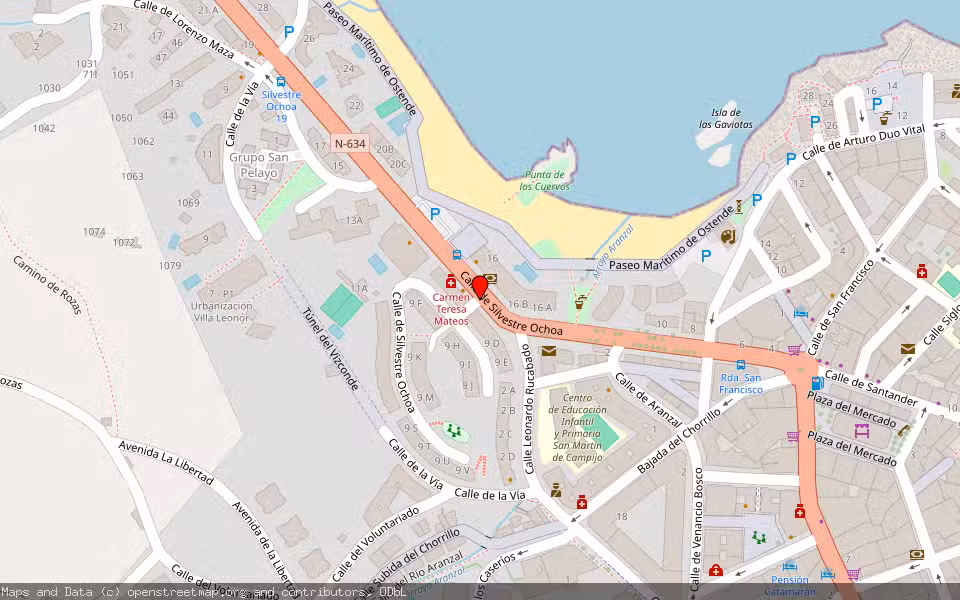 Mapa de Subasta Inmueble (Otros) en Castro-urdiales, Cantabria