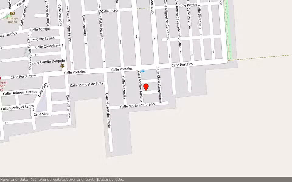 Mapa de Subasta Inmueble (Vivienda) en Córdoba