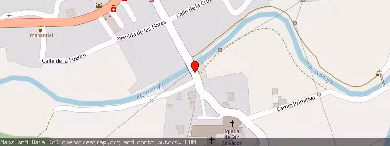 Mapa de Subasta de Inmueble (Trastero) en Cornellana, Asturias 