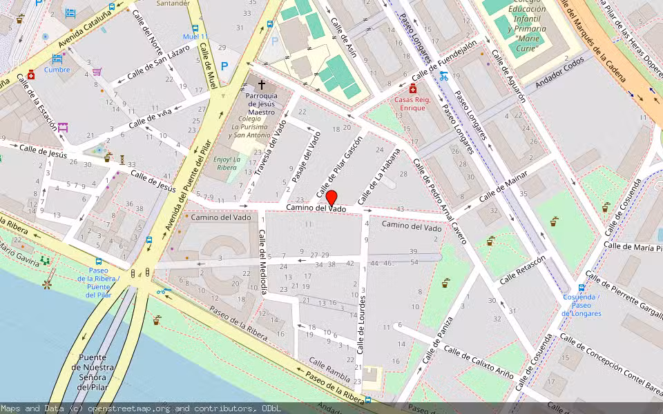 Mapa de Subasta Inmueble (Vivienda) en Zaragoza