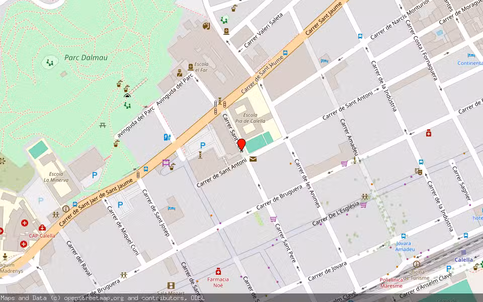 Mapa de Subasta Inmueble (Local comercial) en Calella, Barcelona