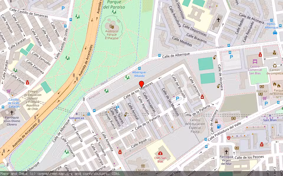Mapa de Subasta Inmueble (Local comercial) en Madrid