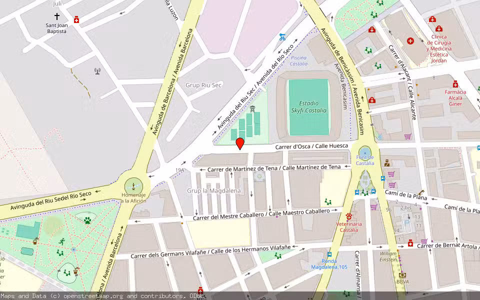 Mapa de Subasta Inmueble (Otros) en Castellon, Castellón/Castelló