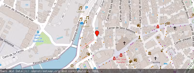 Mapa de Subasta de Inmueble (Vivienda) en Ciutadella De Menorca, Islas Baleares (Balears) 