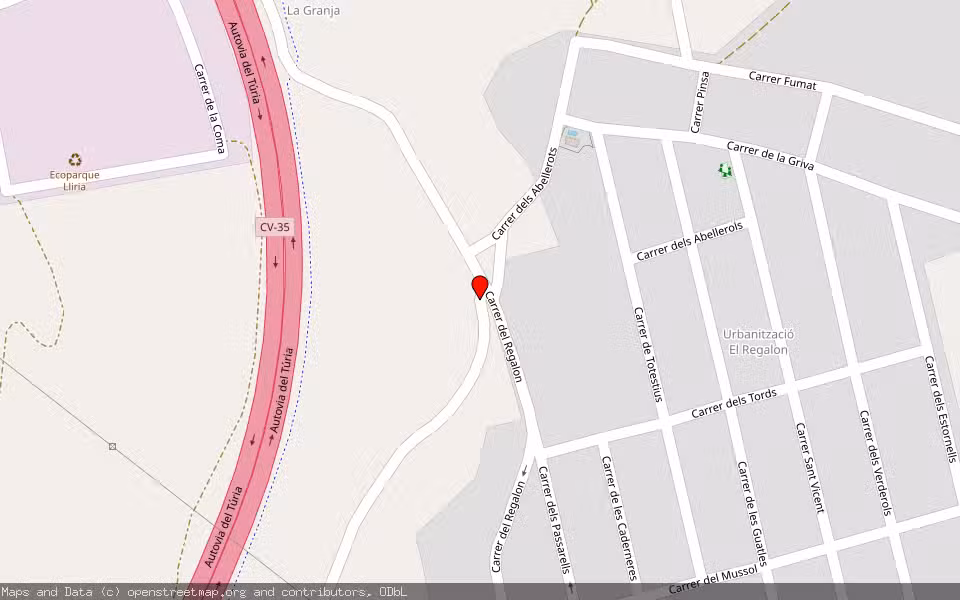 Mapa de Subasta Inmueble (Vivienda) en Lliria, Valencia/València