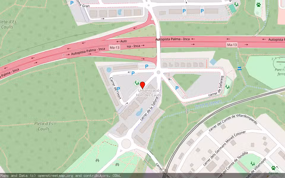 Mapa de Subasta Inmueble (Vivienda) en Marratxi, Illes Balears