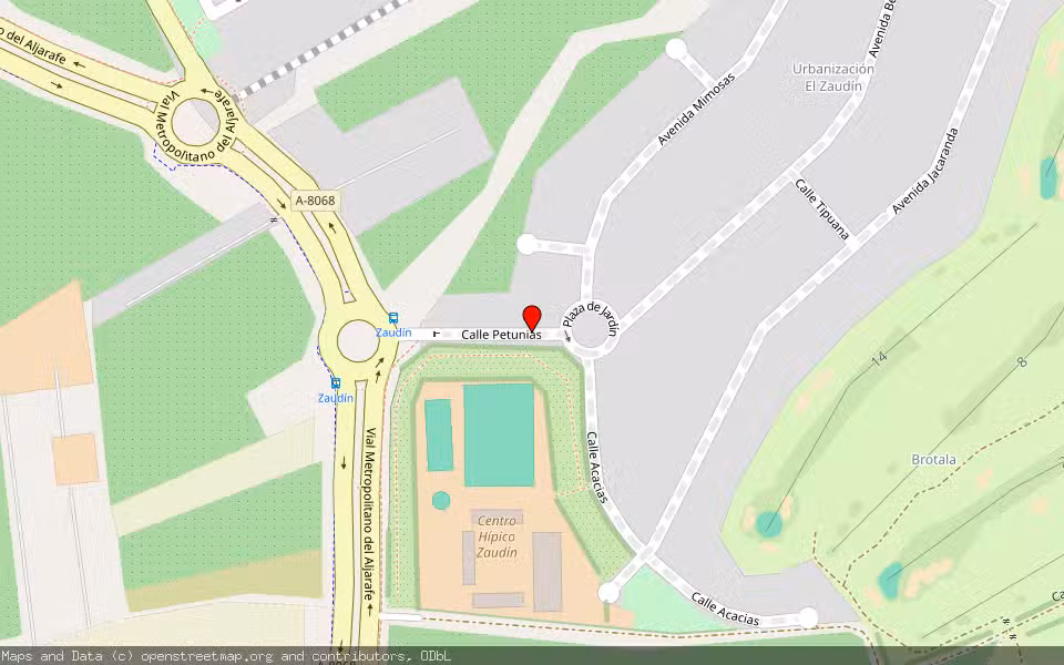 Mapa de Subasta Inmueble (Garaje) en Bormujos, Sevilla