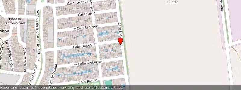 Mapa de Subasta de Inmueble (Vivienda) en Burguillos, Sevilla 
